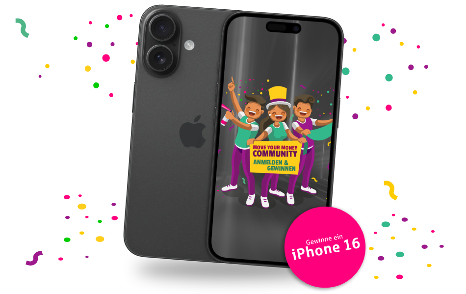 Jetzt anmelden und ein iPhone 16 gewinnen!